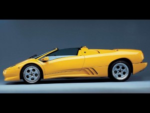 Lamborghini Diablo Roadster Yellow Wallpapers