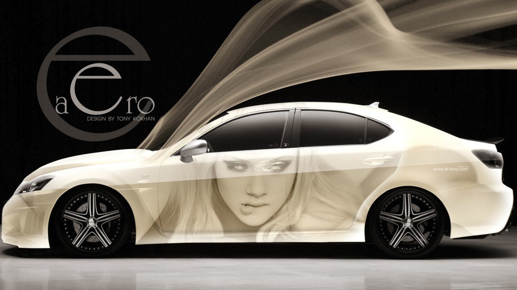download Aero Lexus Girl Lips Car 1920x1080 HD Wallpapers