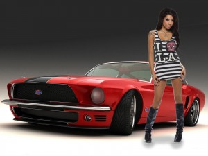 Girls Cars Wallpapers Free Collection download