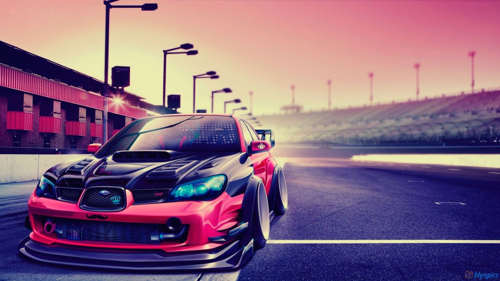 Subaru Impreza Modified Car HD Wallpaper - 9to5 Car Wallpapers