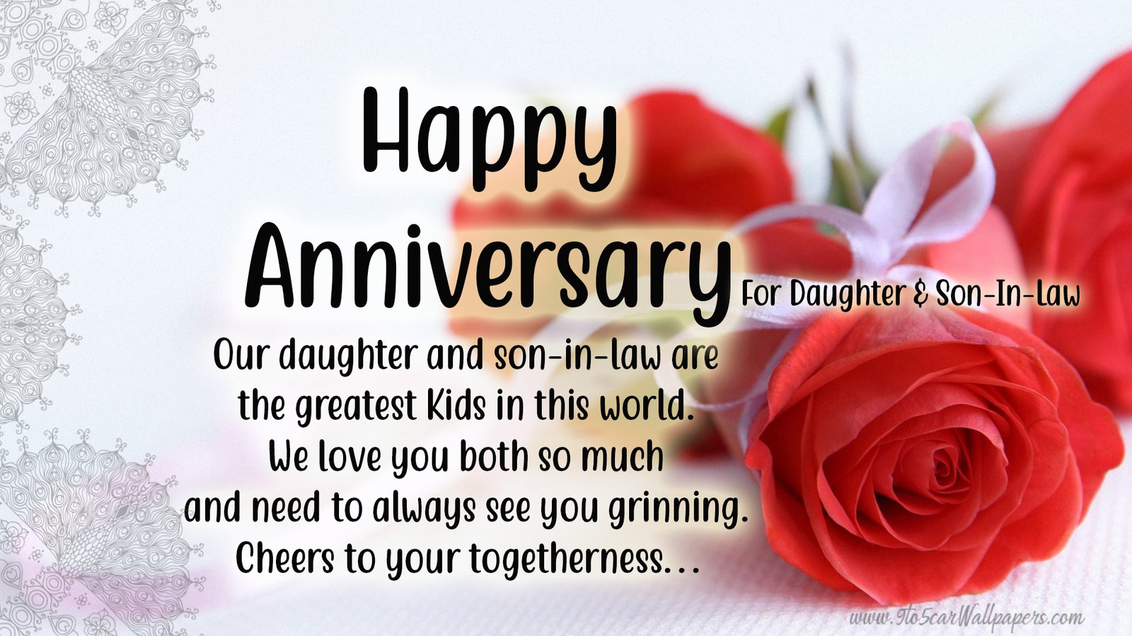 Daughter Son In Law Anniversary Wishes 9to5 Car Wallpapers